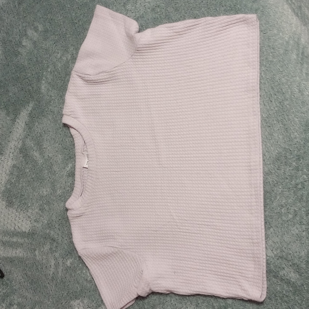 Cozy crop top